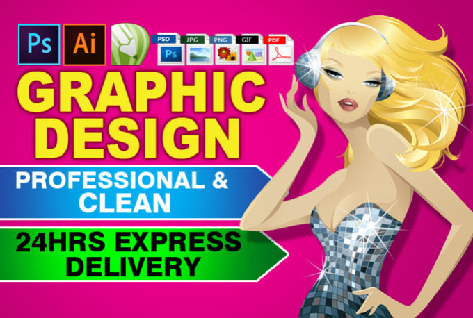 I will design creative graphic design work