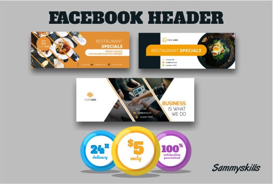 I will design facebook cover, youtube banner, twitter header