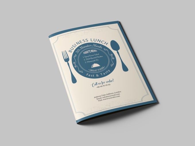 I will design food menu, restaurant menu, service menu
