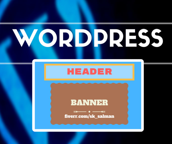 I will design professional wordpress header or banner within 12 hrs