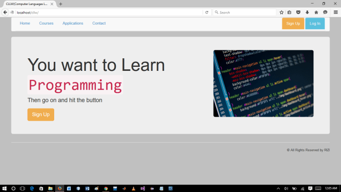 I will develop a complete website with database