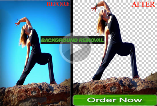 I will do 45 photos background removal, cutout, resize image, logo