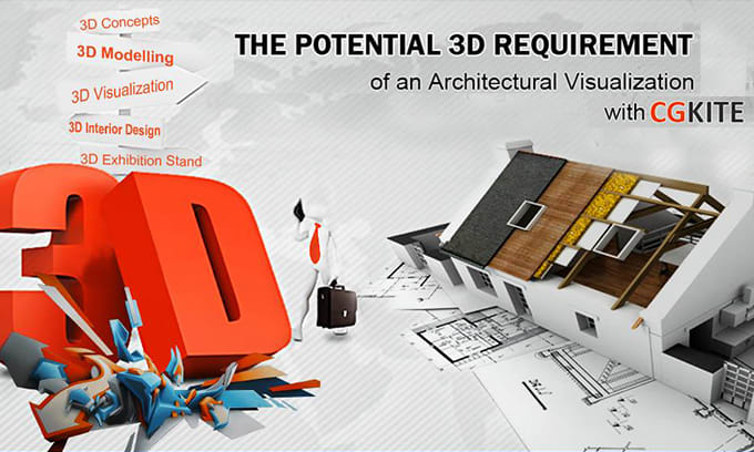 I will do any kind of 3d architectural designs