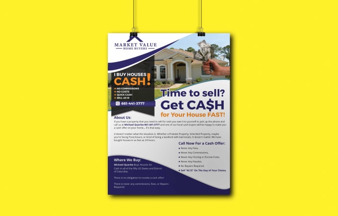 I will do business flyer design for you