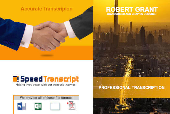 I will do transcription service professionally