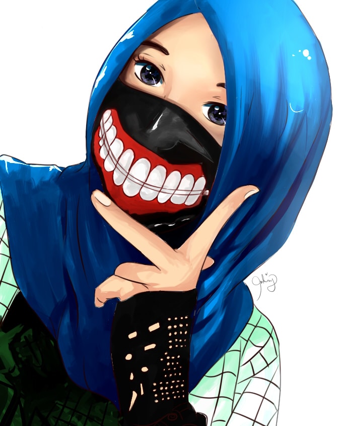 I will draw you in Semi realistic artstyle