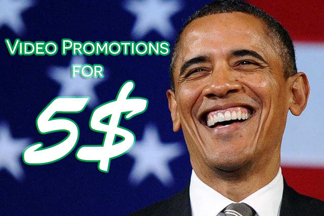 I will let president obama endorse promote advertise greet market your videos