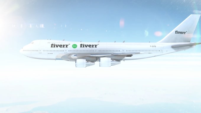 I will make an intro with your airplane logo