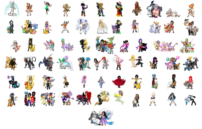 I will make you awesome Pokémon sprites