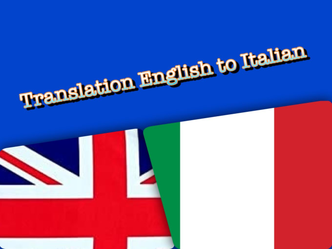 I will professionally translate from english to italian