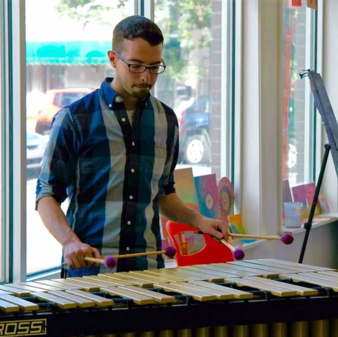 I will record an improvised vibraphone solo