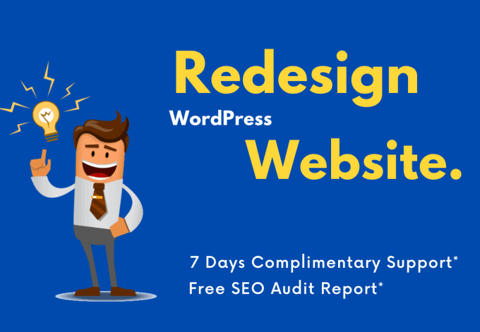 I will redesign or edit your wordpress website