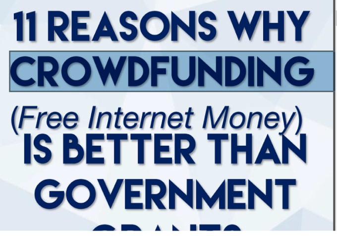 I will send 11 Reasons Why Crowdfunding is Better