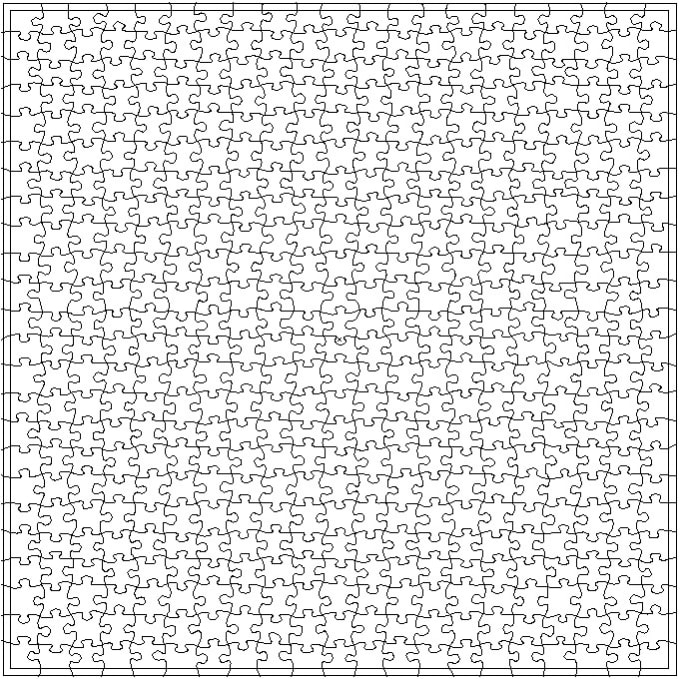 I will send you an editable vector jigsaw puzzle die cut