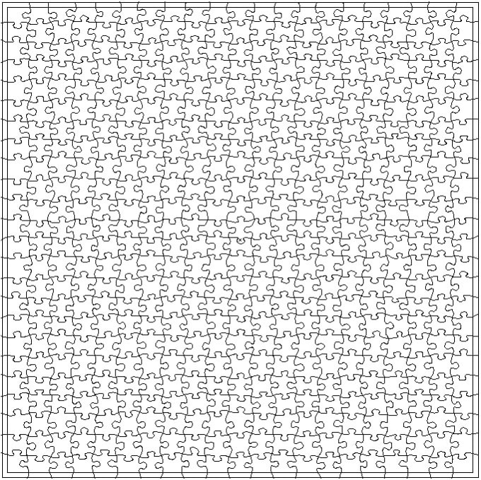 I will send you an editable vector jigsaw puzzle die cut