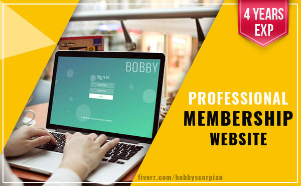 I will setup professional   membership site