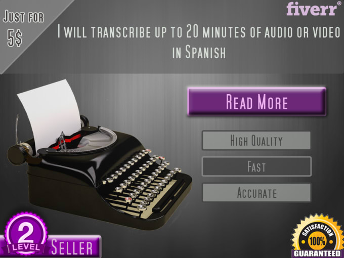 I will transcribe up to 15 minutes of audio or video in spanish