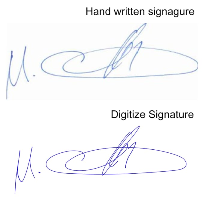 I will vectorize, trace, digitize hand drawn signature