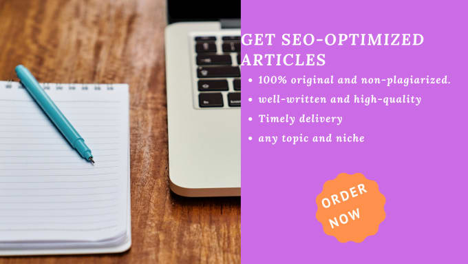 I will write SEO optimized articles in 24hours