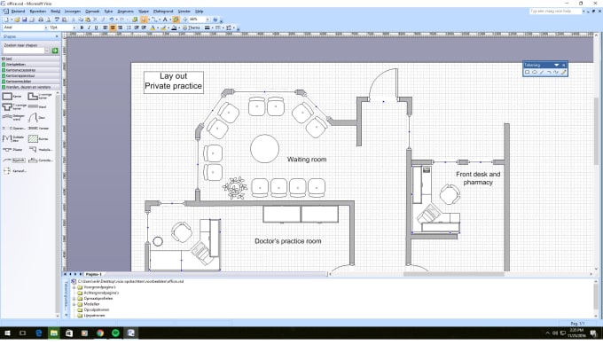 I will a splendid visio floorplan