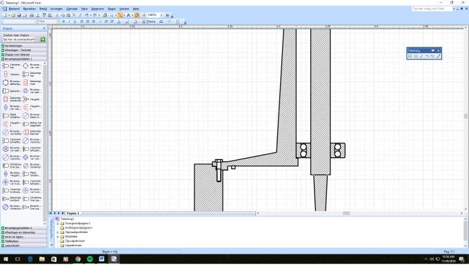I will a stunning visio drawing of your subject choice