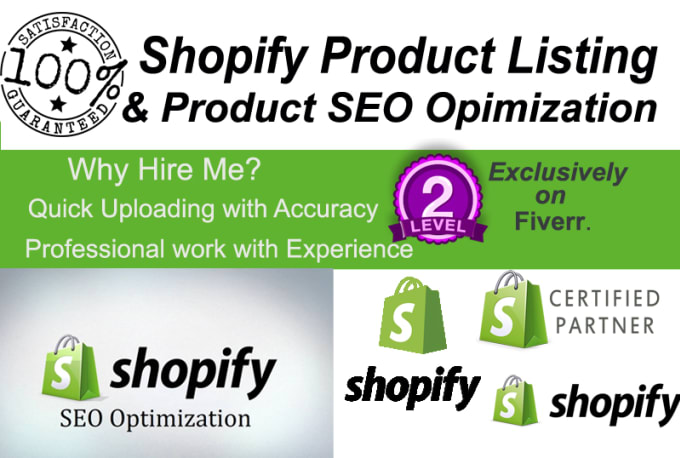 I will add 50 products in shopify with SEO