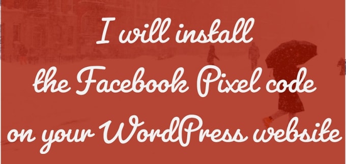 I will add facebook pixel on your wordpress website