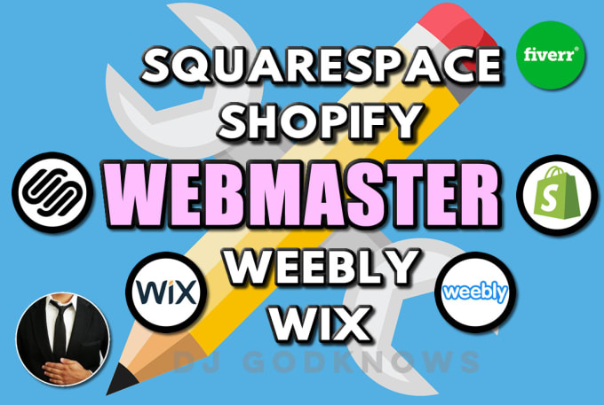 I will build, update or refresh squarespace, shopify, wix, weebly store or website