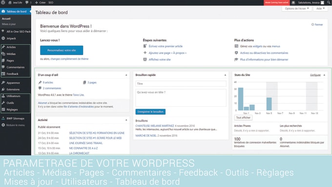 I will configuration et personnalisation de votre WordPress