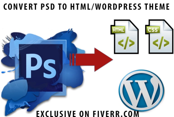 I will convert psd to HTML