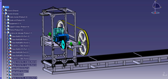 I will create 3D models, 2D drawings and Excel nomenclatures