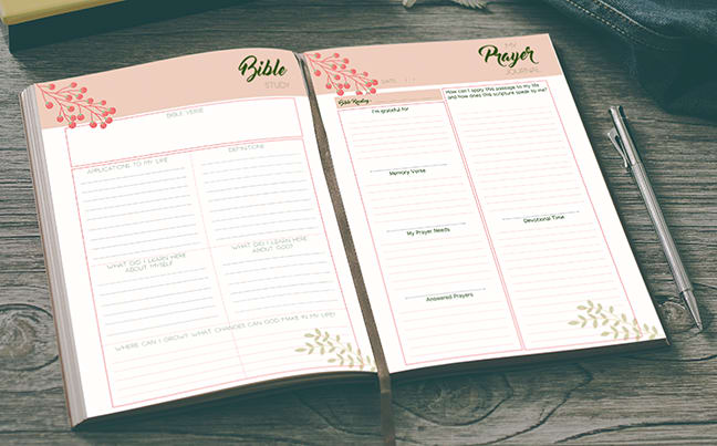 I will create a printable prayer journal