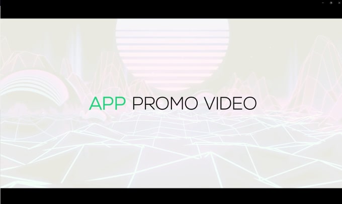 I will create an app promo video
