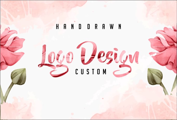 I will create beautiful watercolor floral logo