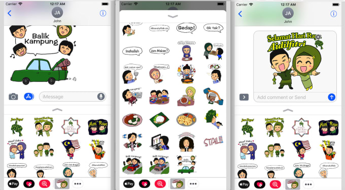 I will create imessage app, keyboard emoji, sticker pack