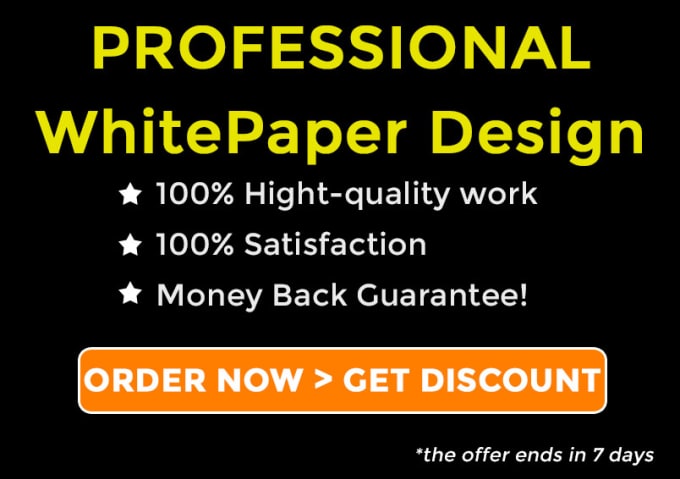 I will create PDF white paper design