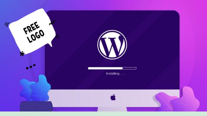 I will create responsible sites in wordpress with free logo