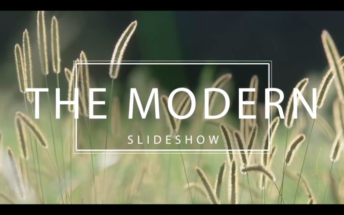 I will create the best modern video slideshow