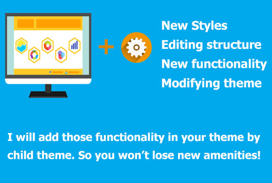 I will create wordpress child theme