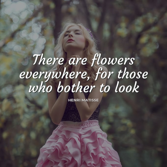 I will design 50 beauty inspirational quotes for social media
