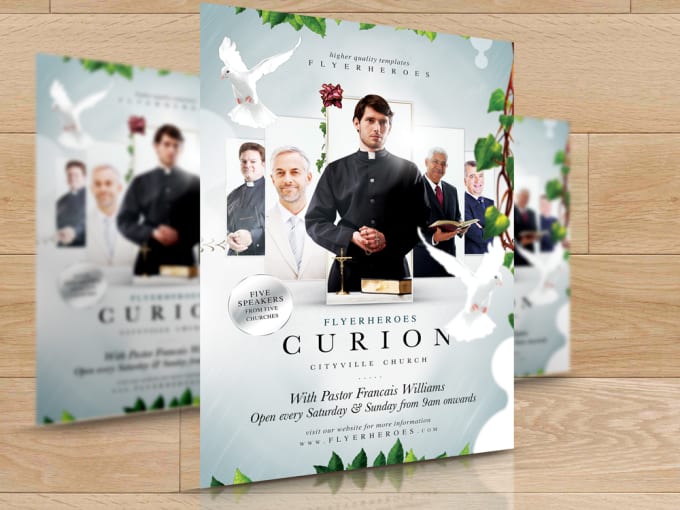 I will design a beautiful church flyer in 15 hours