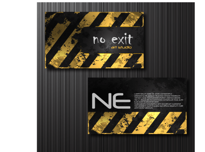I will design a creative and modern business card