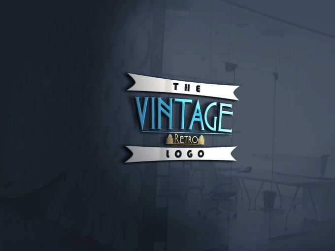 I will design a modern vintage logo for your company
