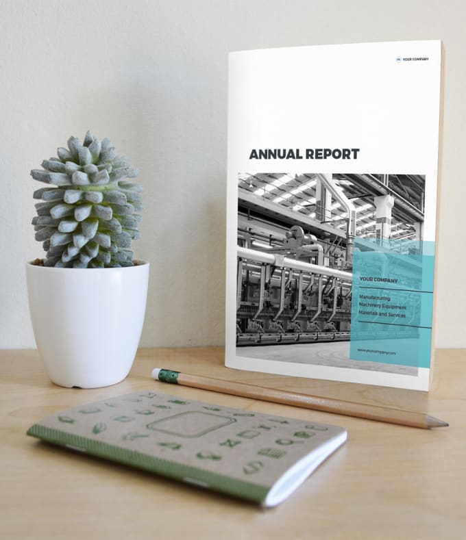 I will design amazing annual report, flyer or corporate brochure