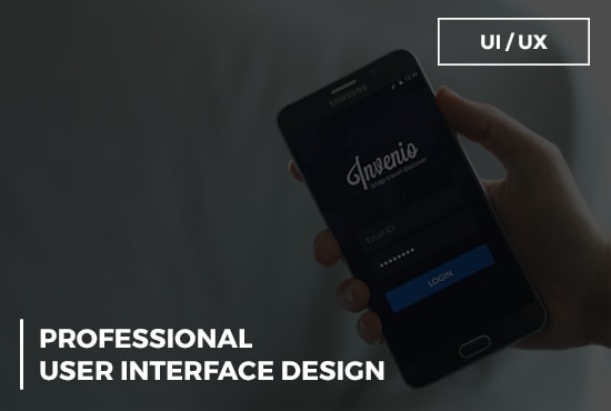 I will design an amazing ui for web, android or ios with great ux
