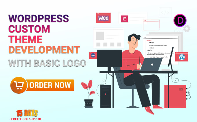 I will design and develop a custom wordpress theme