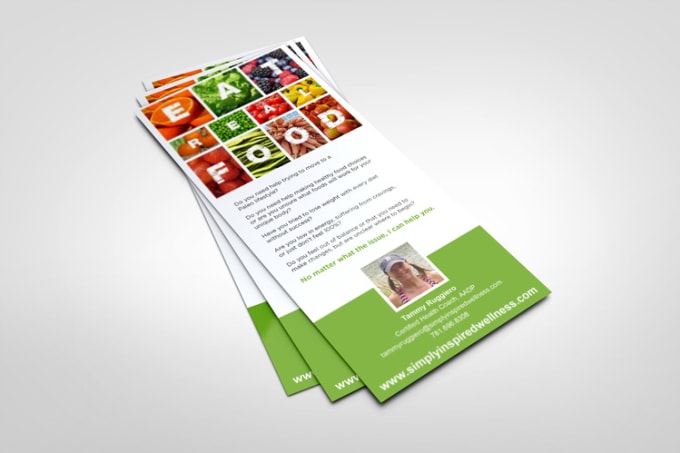 I will design dl flyer, rack card, promotional flyer, food flyer