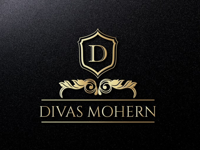 I will design elegant luxury logo