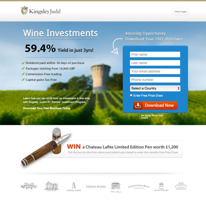 I will design landing page or squeeze page