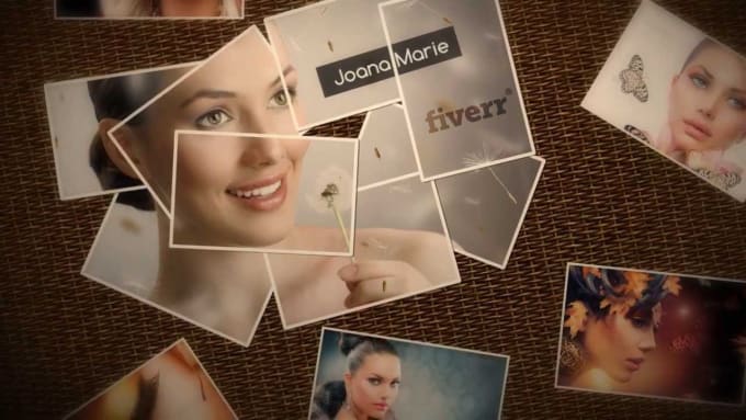I will design photo collage video